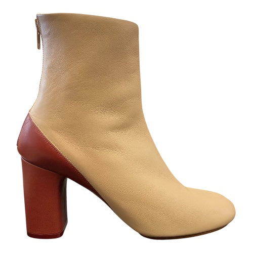 CÉLINE by Phoebe Philo Leather Color Block Boots Size 39,5