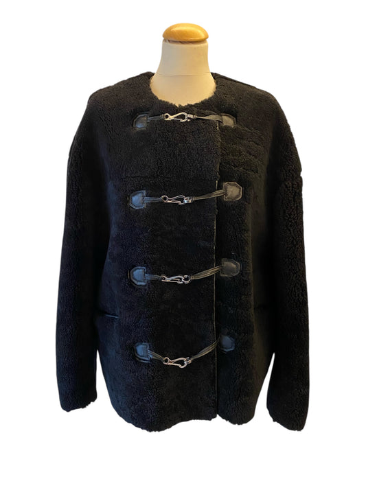 TOTÊME Teddy Shearling Clasp Jacket Size XS/S