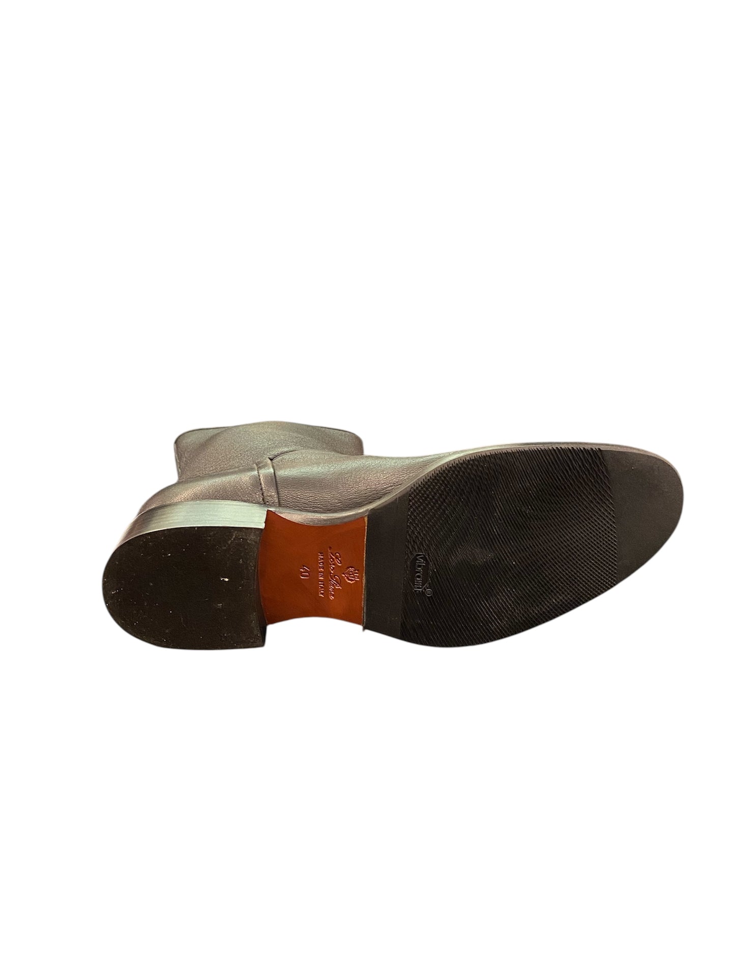 LORO PIANA Leather Boots Black Size 40