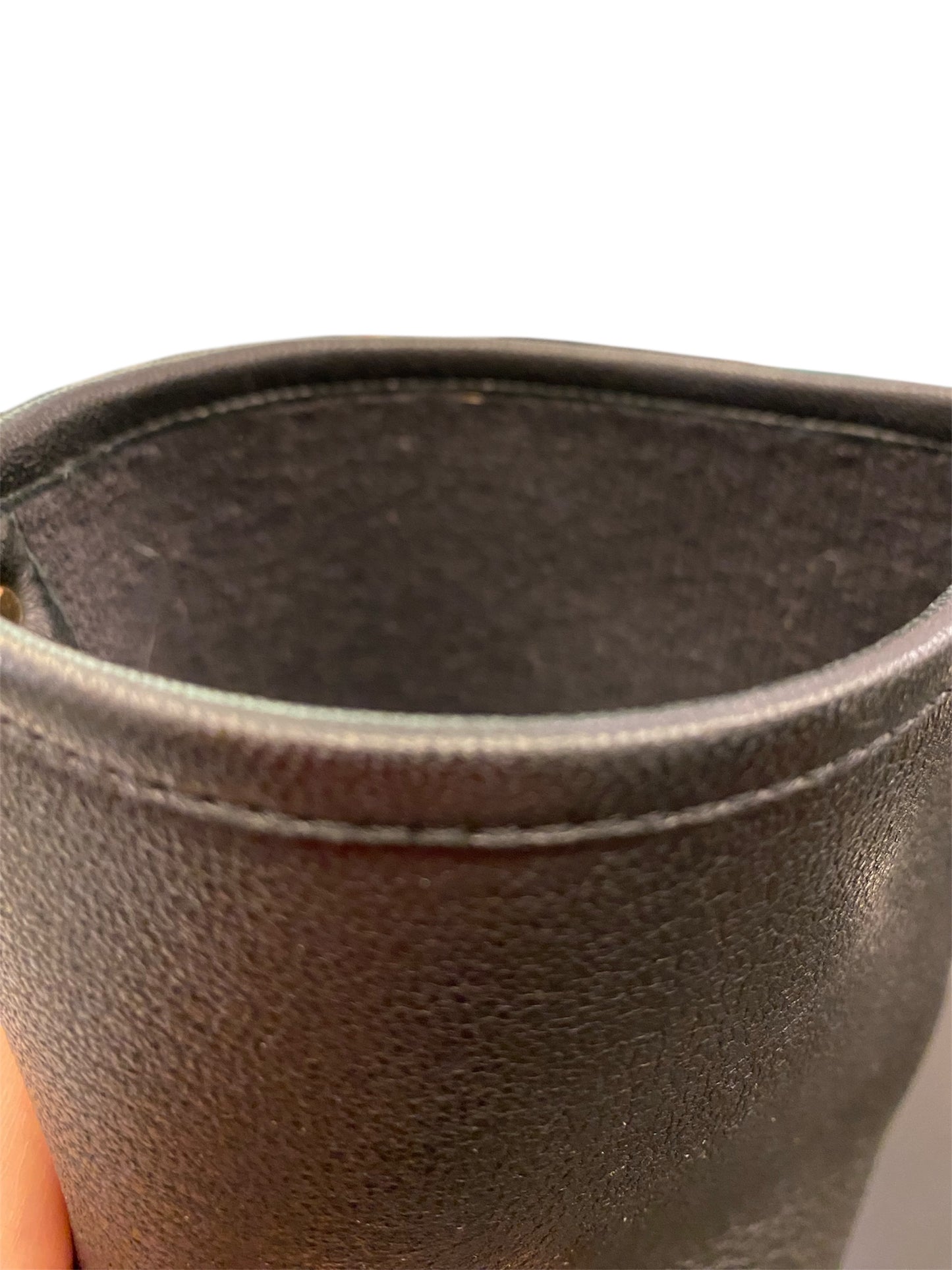 LORO PIANA Leather Boots Black Size 40