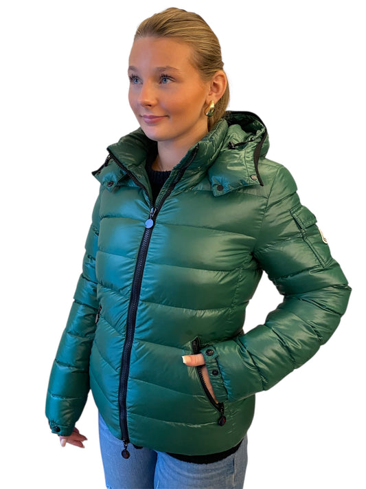 MONCLER Hooded Down Jacket Size 1