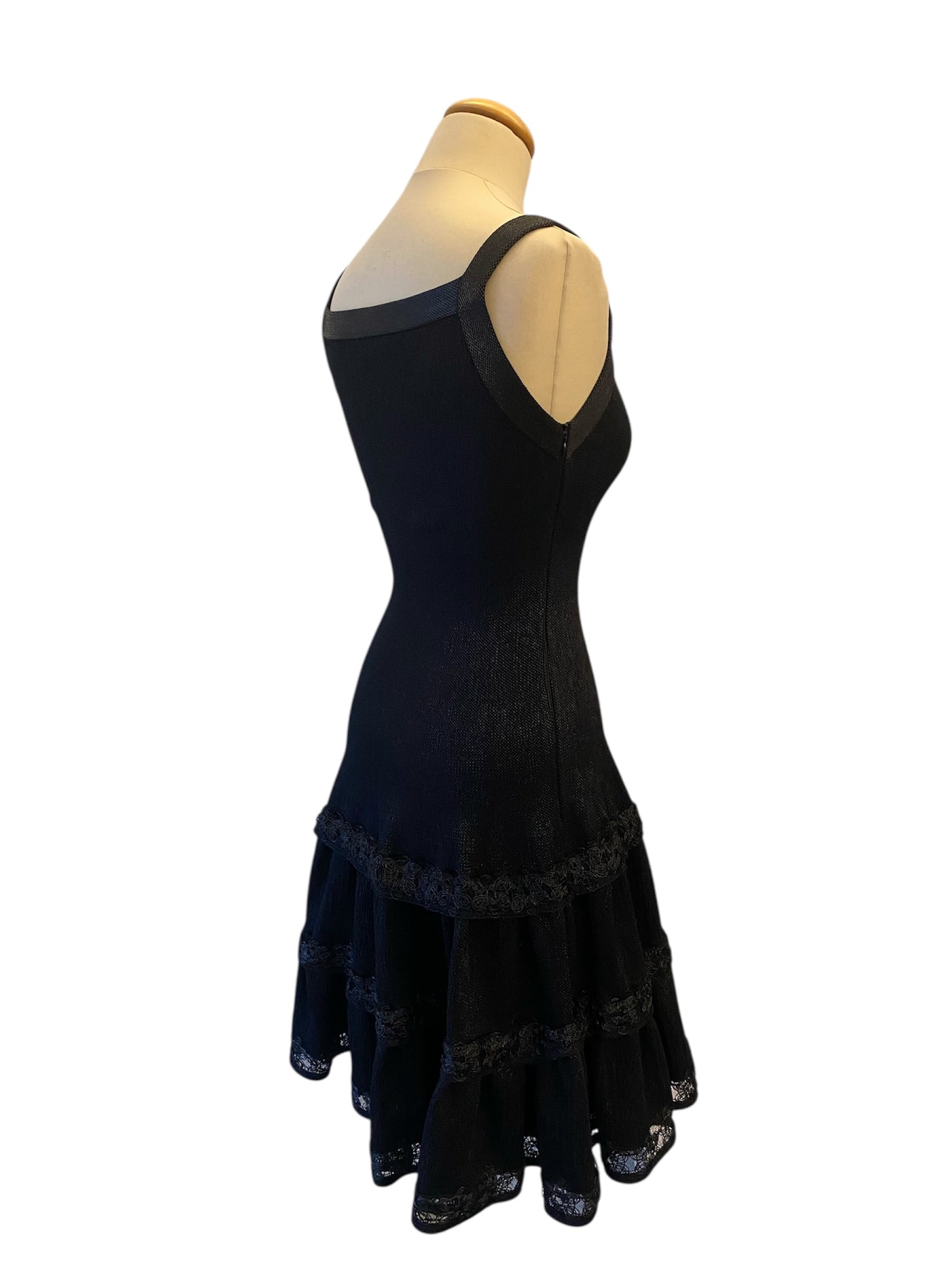 ALAÏA Black Dress Size FR 38