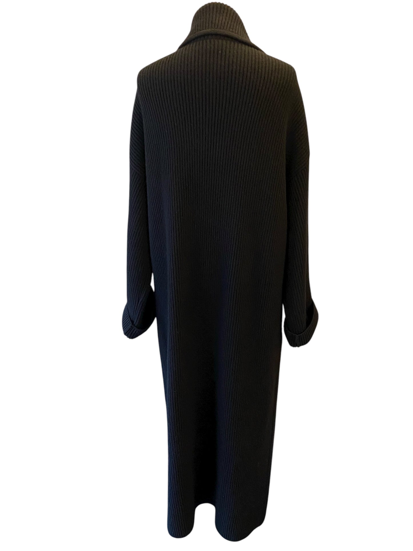 TOTÊME Rib-Knit Cardi Coat Size S