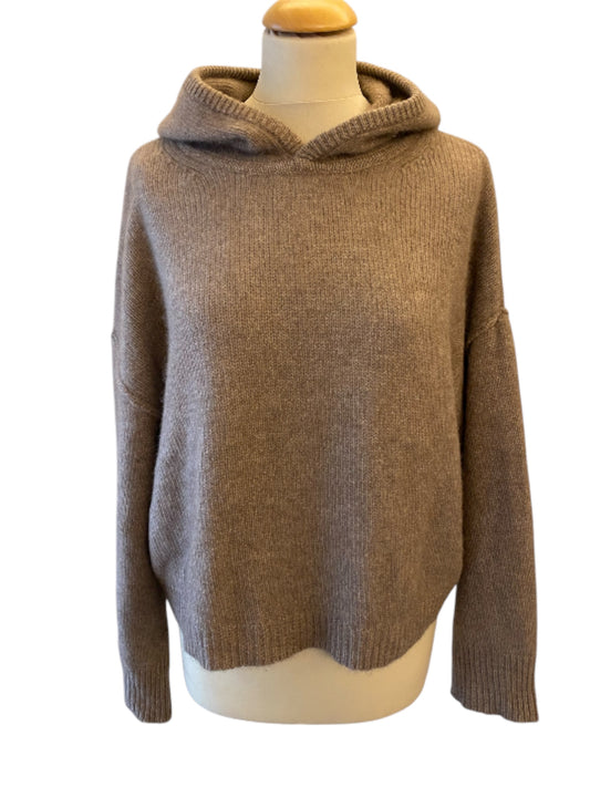 SANTOSH Cashmere Hoodie Sweater Size M