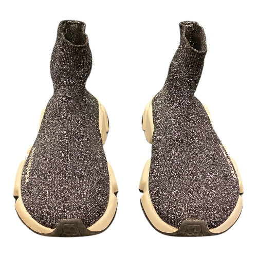 BALENCIAGA Speed Lurex Knit Sneakers Size 38