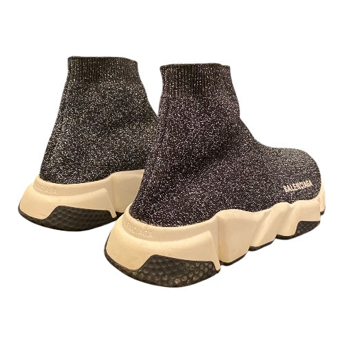 BALENCIAGA Speed Lurex Knit Sneakers Size 38
