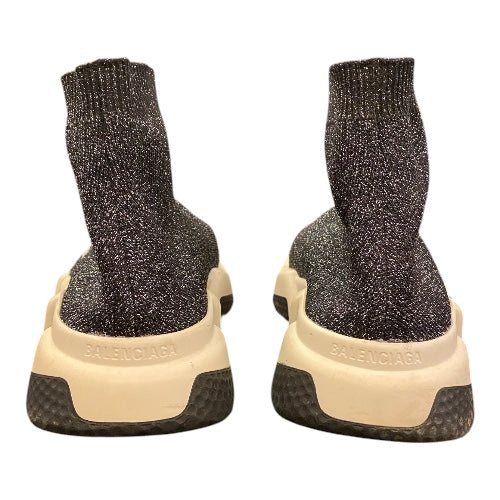 BALENCIAGA Speed Lurex Knit Sneakers Size 38
