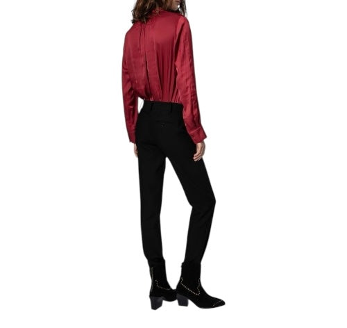 ZADIG & VOLTAIRE Tink Satin Blouse Size M