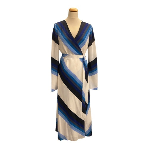 DIANE VON FURSTENBERG Silk Wrap Dress Size 10