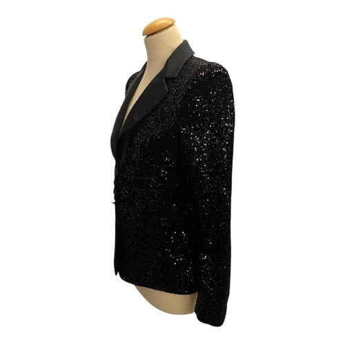 ARMANI COLLEZIONI Sequin-Embellished Jacket Size IT 48