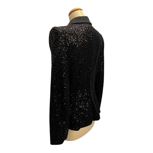 ARMANI COLLEZIONI Sequin-Embellished Jacket Size IT 48