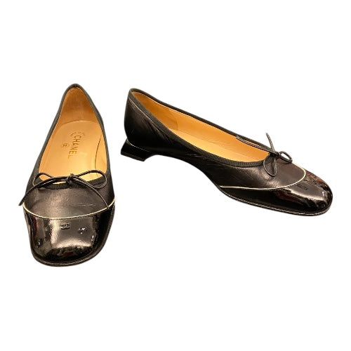 CHANEL Ballerina Black Size 38