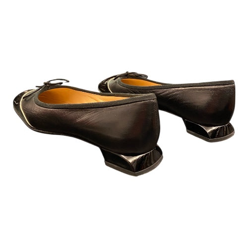 CHANEL Ballerina Black Size 38