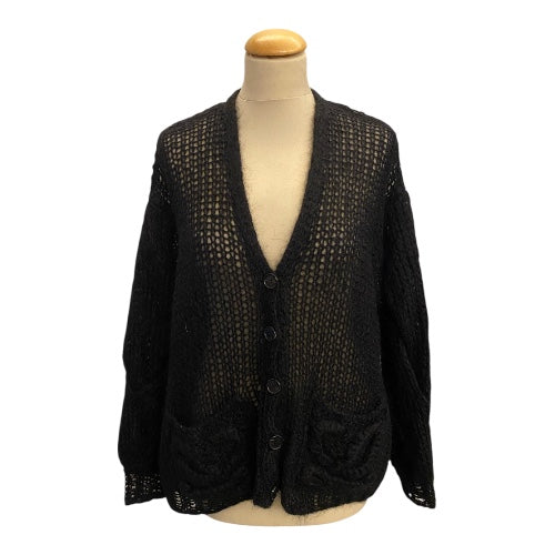 LOEWE Anagram Embroidered Mohair Cardigan Size XS
