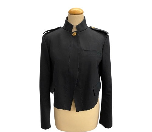CHLOÉ Cotton Single Button Cropped Jacket Size 36
