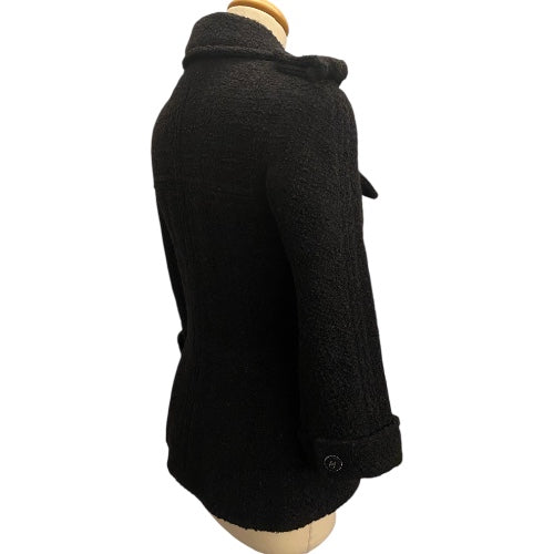 CHANEL Tweed Wool Jacket Size Fr 38
