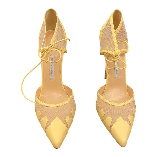 BLONDA CASTANA “Lana” Yellow Pumps Size 39