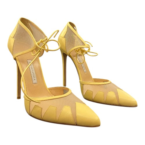 BLONDA CASTANA “Lana” Yellow Pumps Size 39