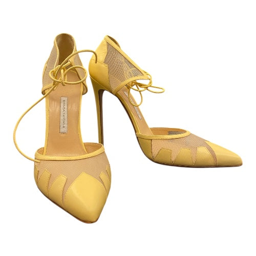 BLONDA CASTANA “Lana” Yellow Pumps Size 39
