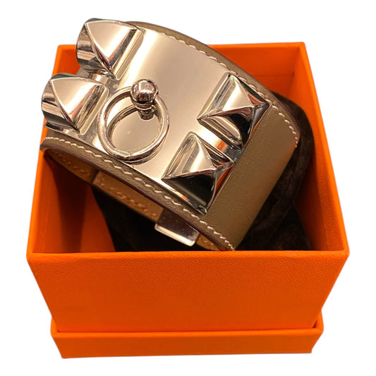HERMÈS Collier de Chien Bracelet in Leather