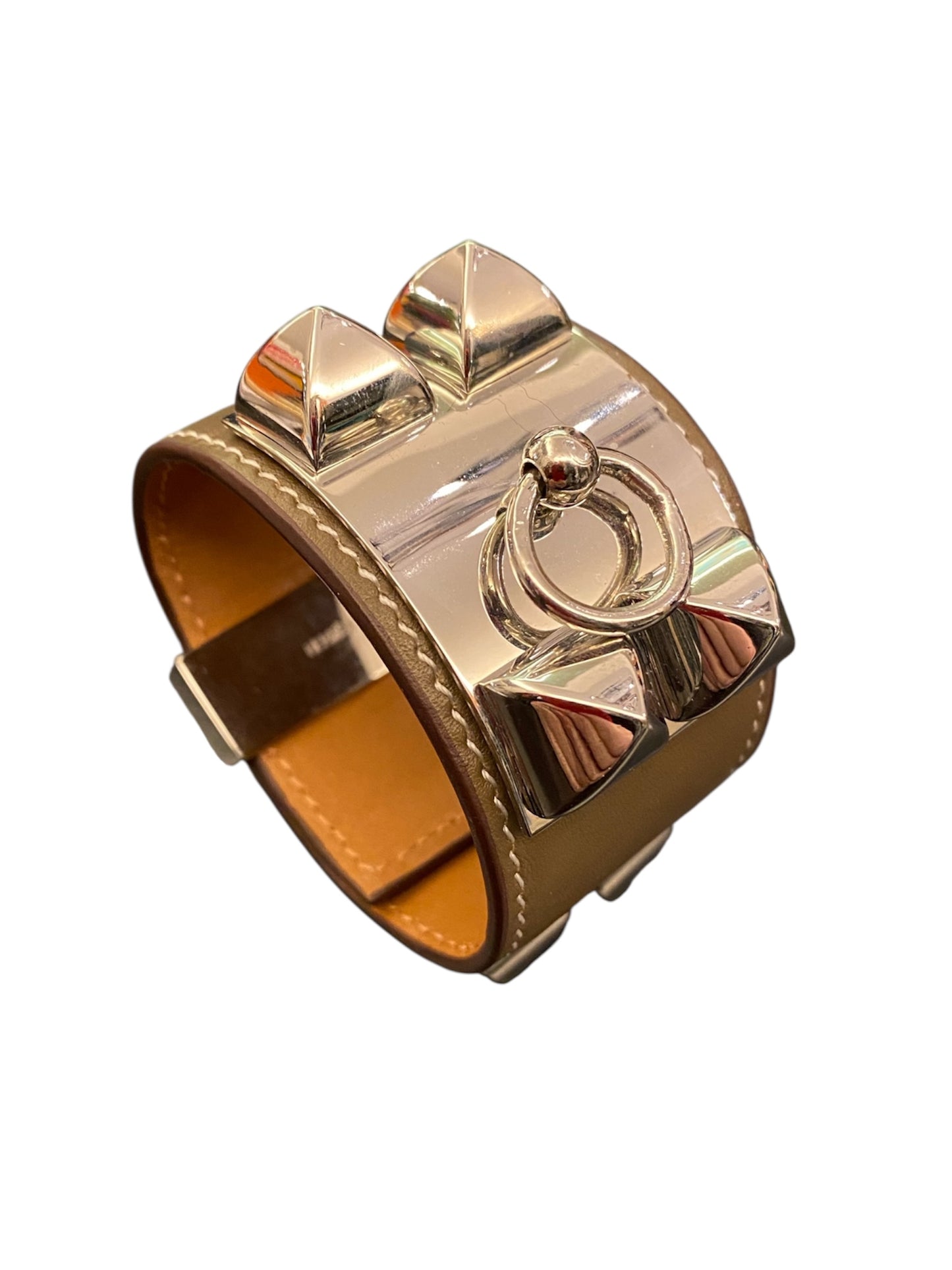 HERMÈS Collier de Chien Bracelet in Leather