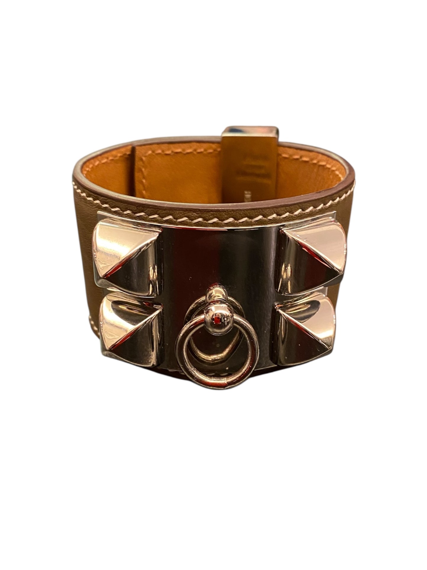 HERMÈS Collier de Chien Bracelet in Leather