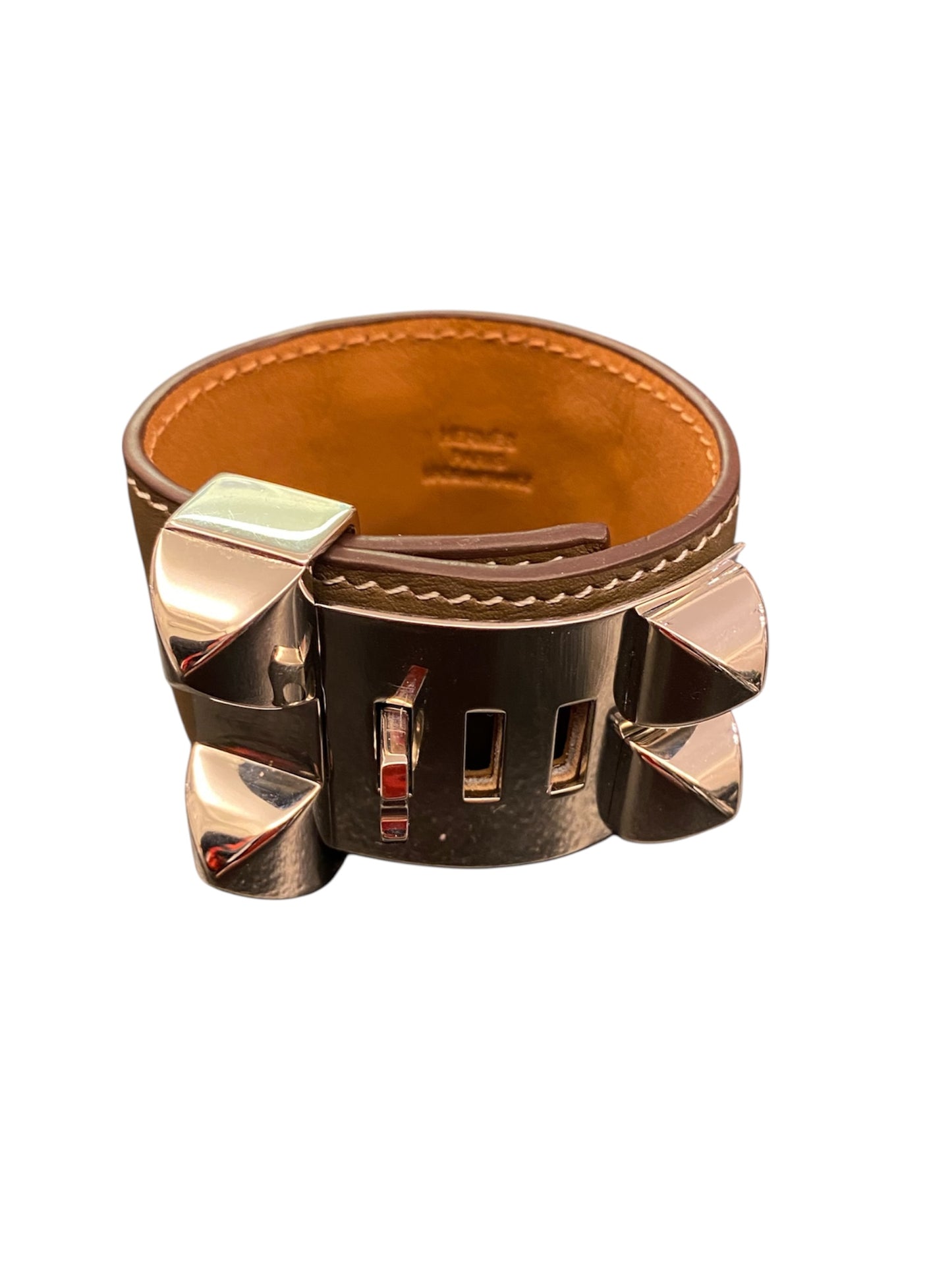 HERMÈS Collier de Chien Bracelet in Leather