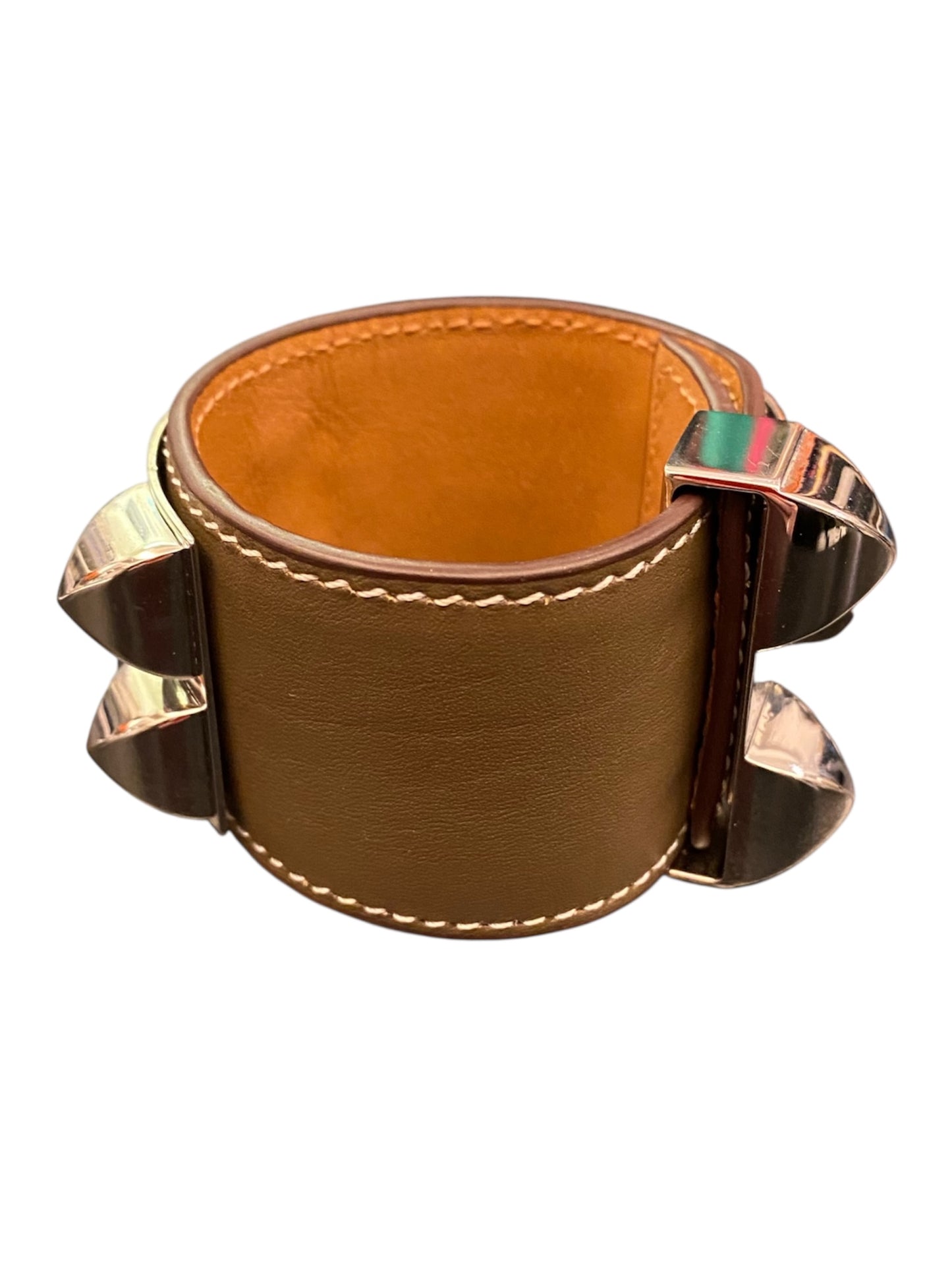 HERMÈS Collier de Chien Bracelet in Leather