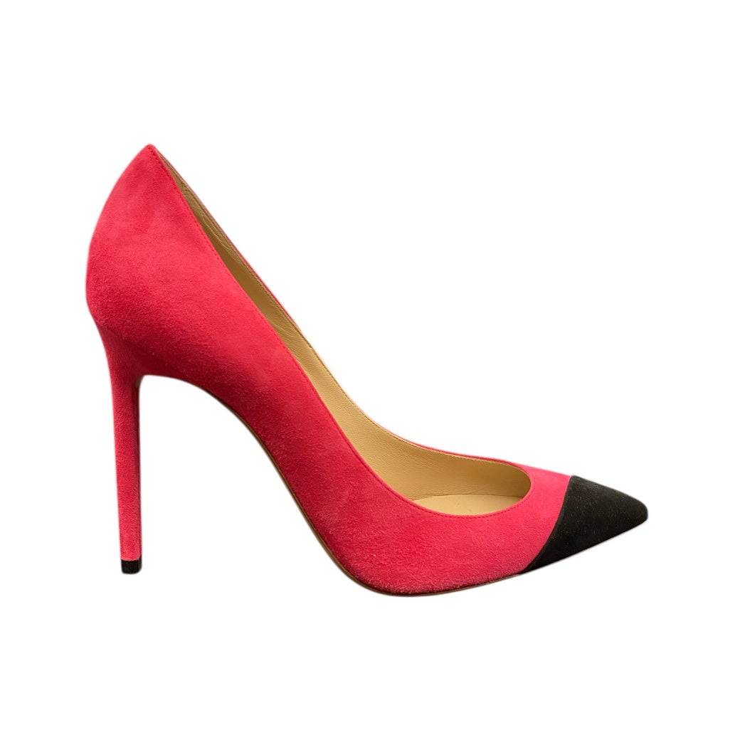 SAINT LAURENT Suede Pink Pumps Size 39,5