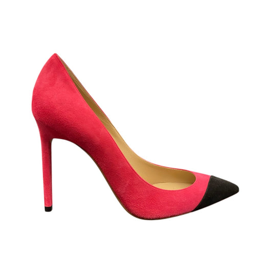 SAINT LAURENT Suede Pink Pumps Size 39,5