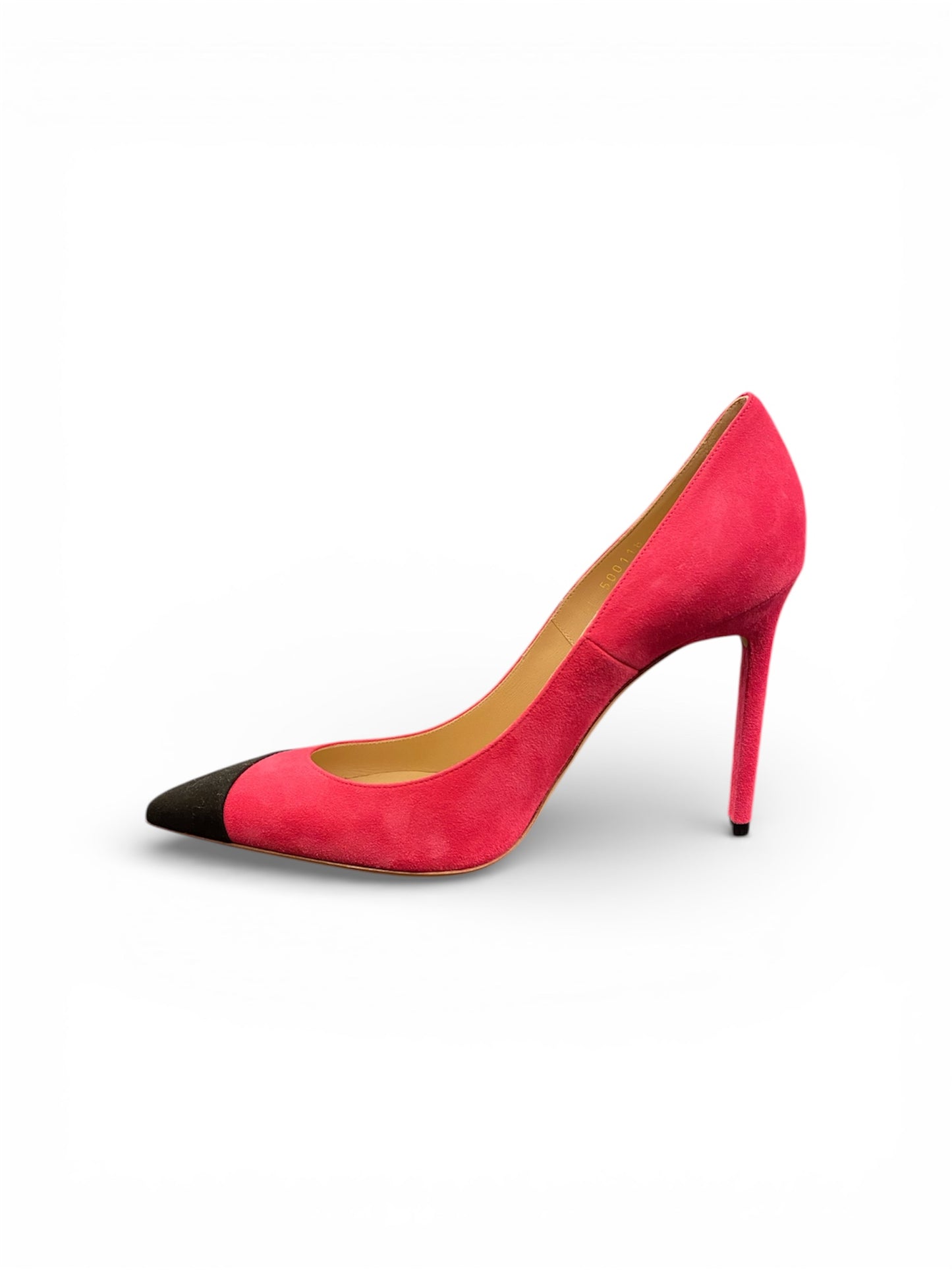 SAINT LAURENT Suede Pink Pumps Size 39,5