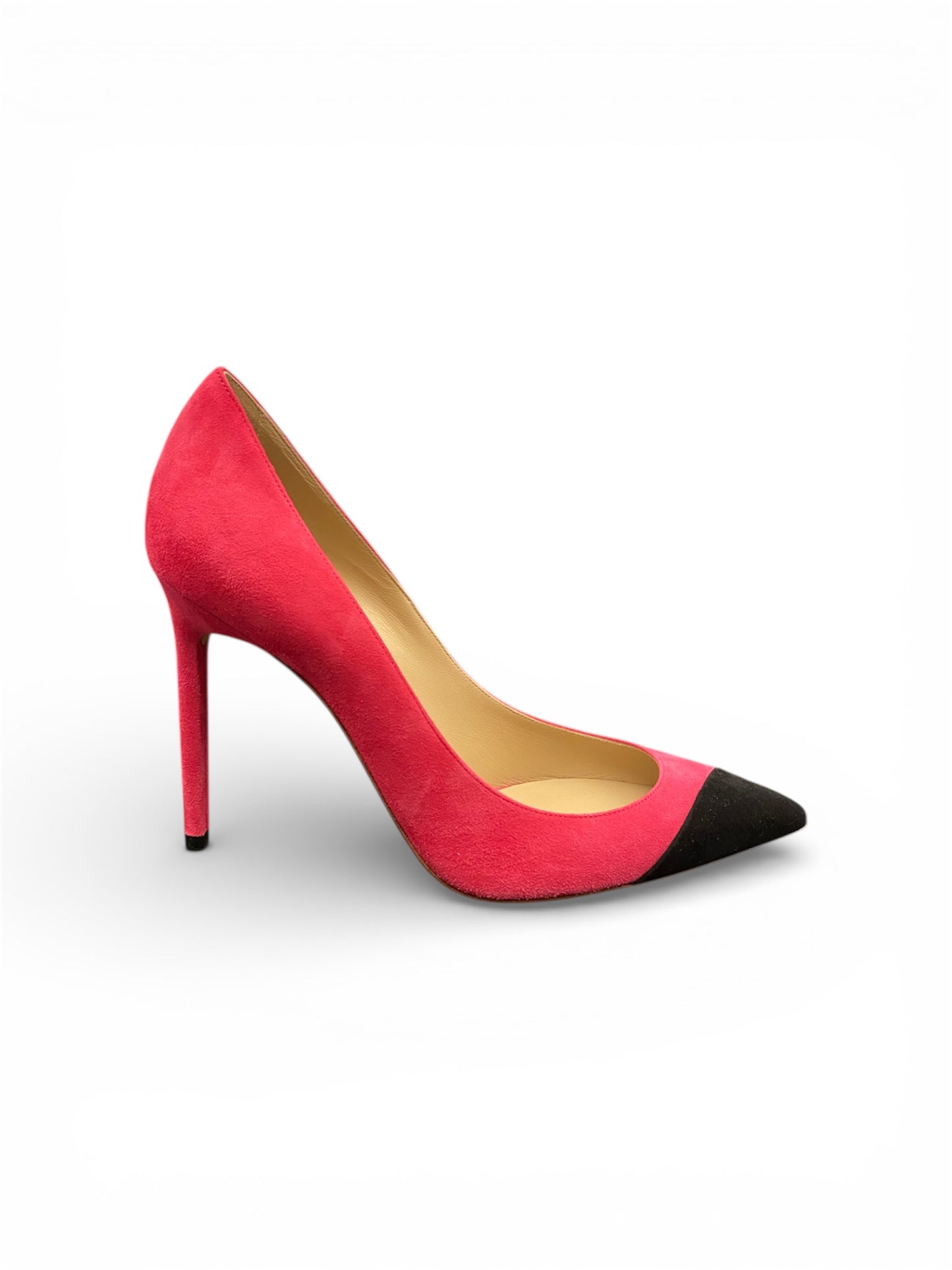 SAINT LAURENT Suede Pink Pumps Size 39,5