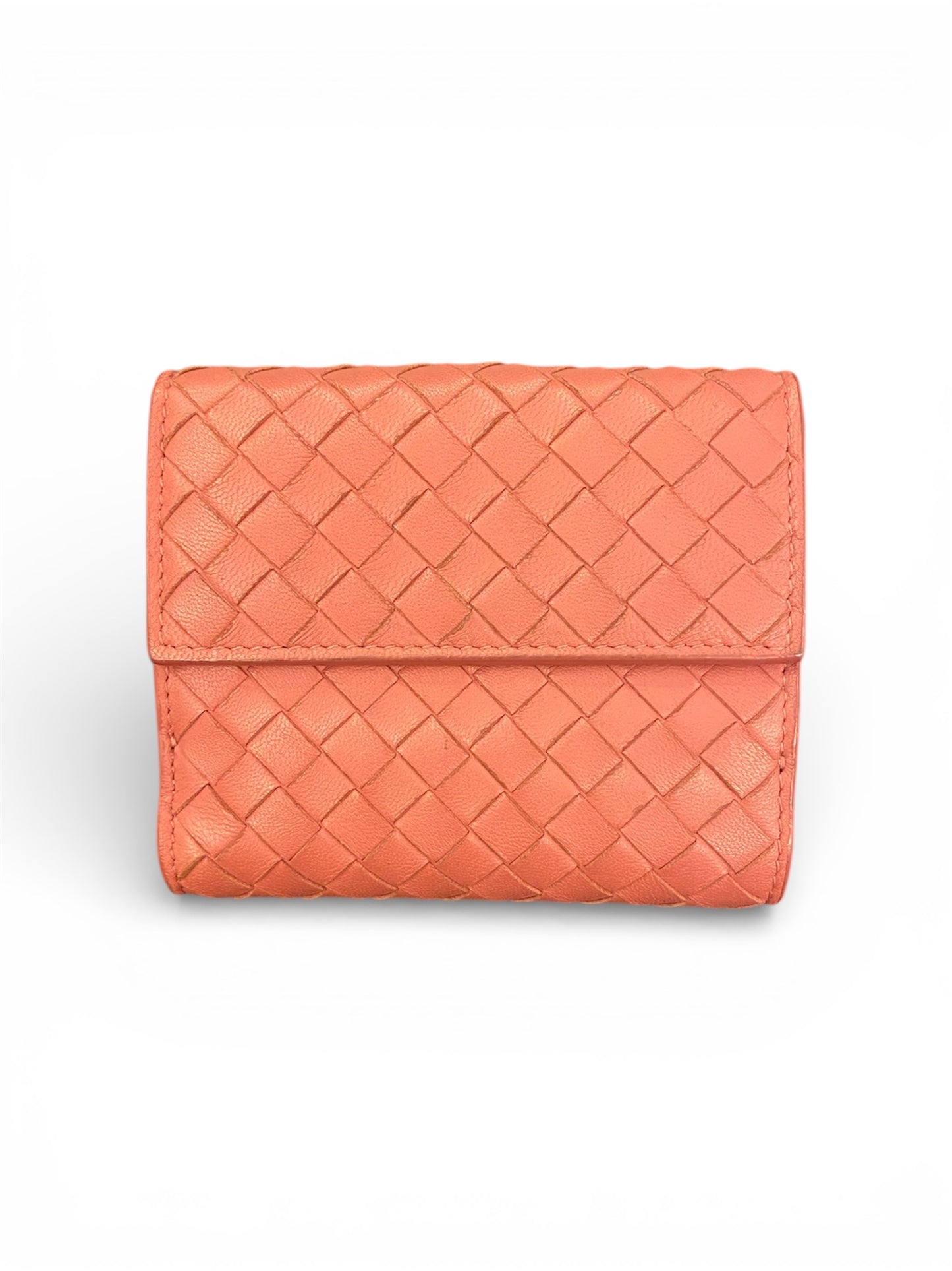 BOTTEGA VENETA Intrecciato Leather French Wallet