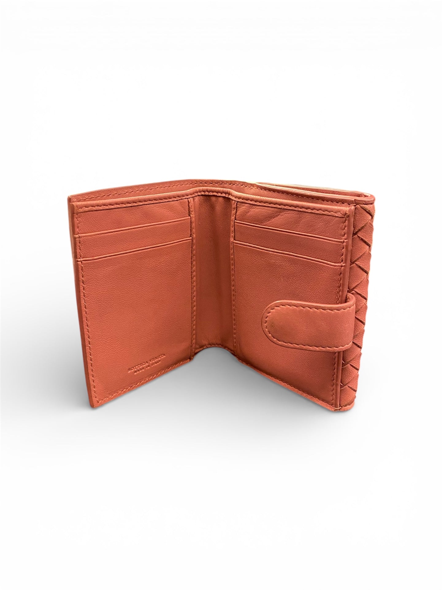 BOTTEGA VENETA Intrecciato Leather French Wallet