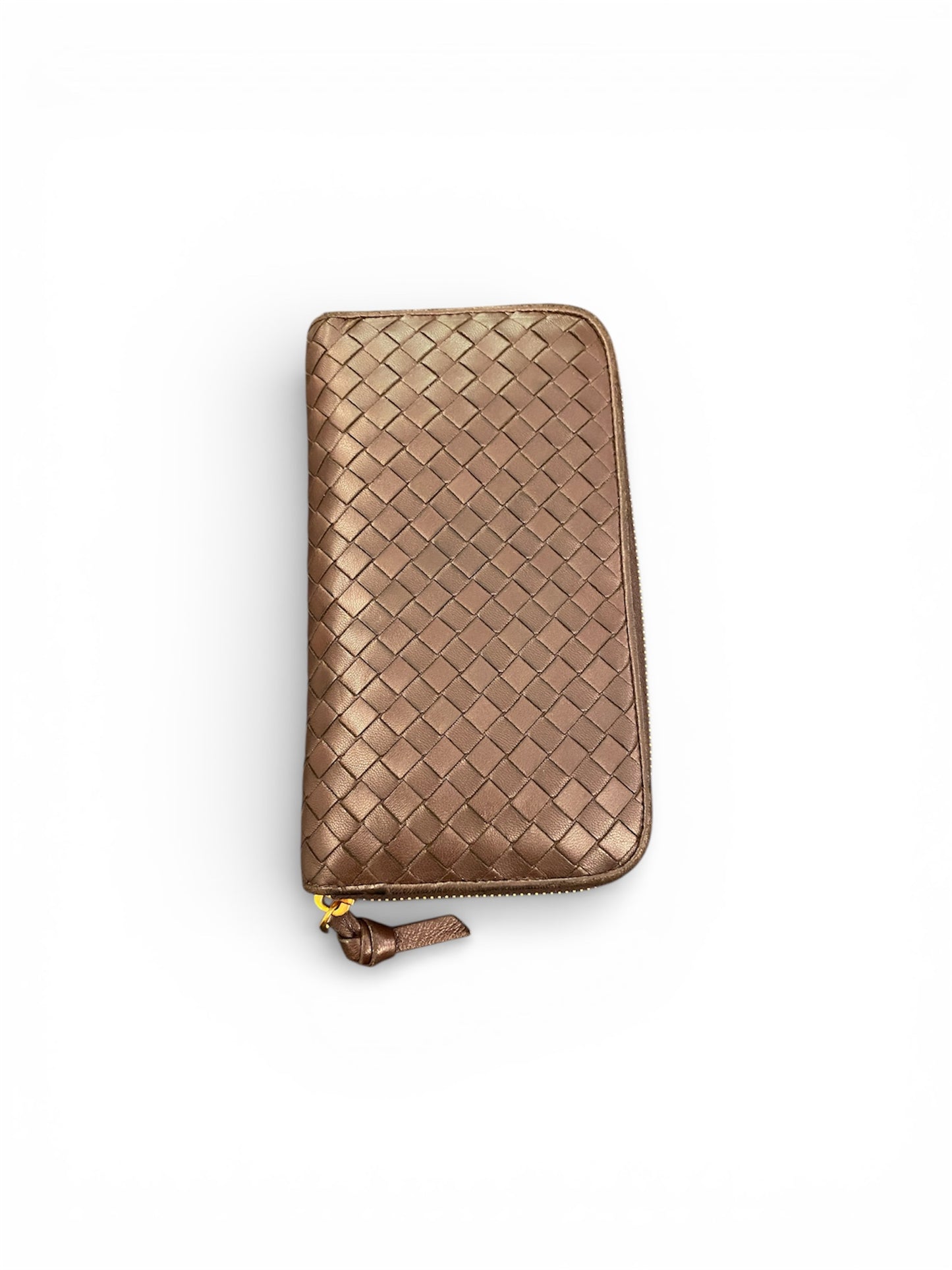 BOTTEGA VENETA Intrecciato Zip-around Leather Wallet