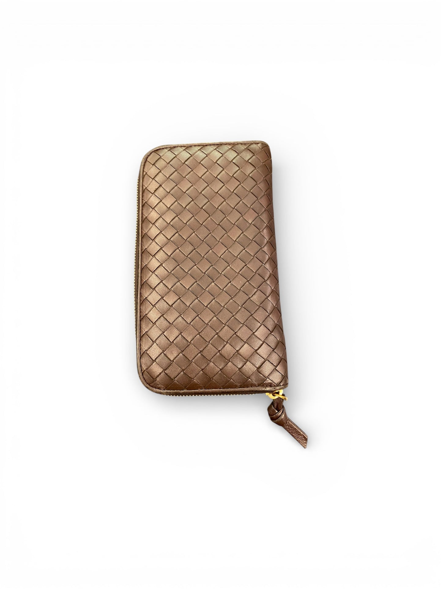 BOTTEGA VENETA Intrecciato Zip-around Leather Wallet