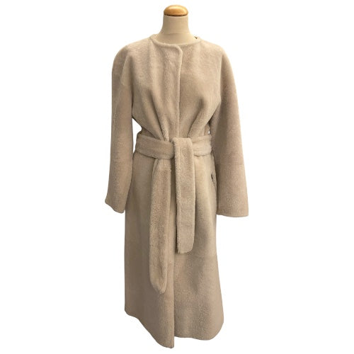 ALMADA LABEL Shea Shearling Coat Size 36