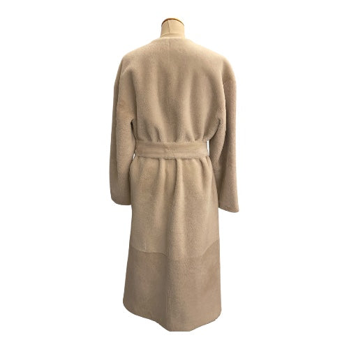 ALMADA LABEL Shea Shearling Coat Size 36