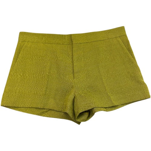 MARNI Viscose & Silk Shorts - Kiwi Green Size IT 40