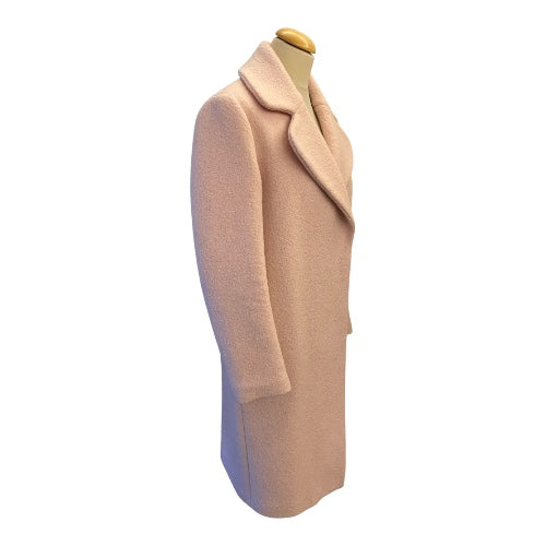 MAJE Pink Wool Coat Size 36