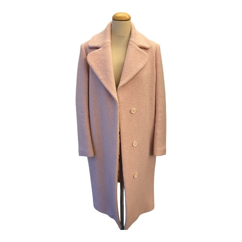 MAJE Pink Wool Coat Size 36