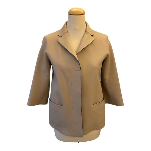 MARNI Leather Jacket Size IT 40