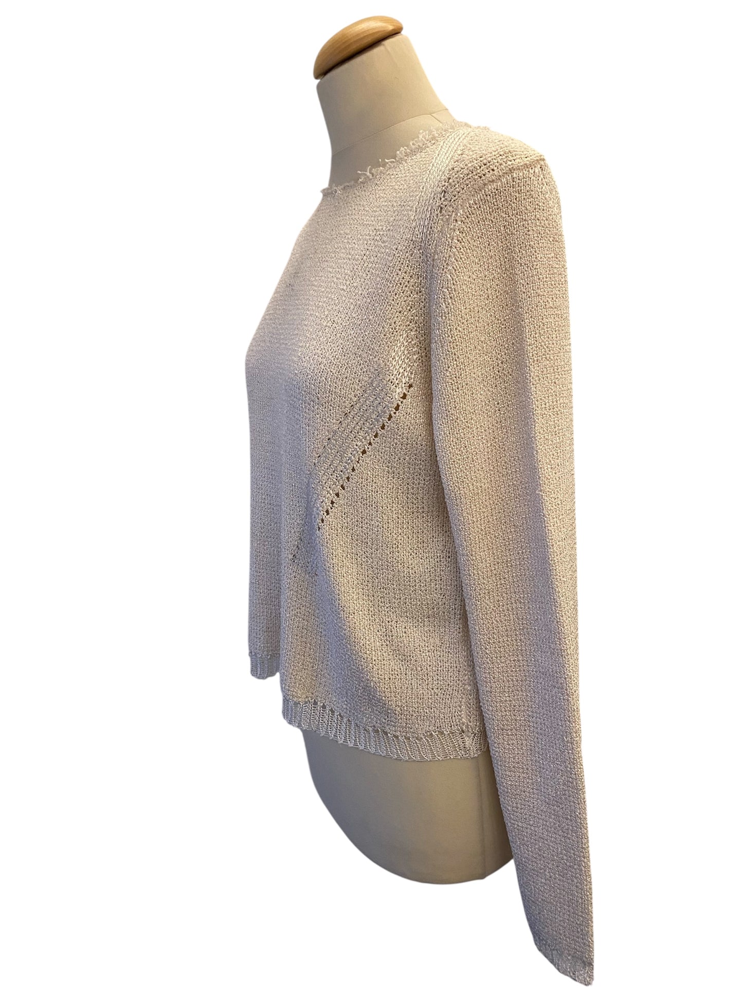 CELINE Silk Blend Knit Sweater Size M