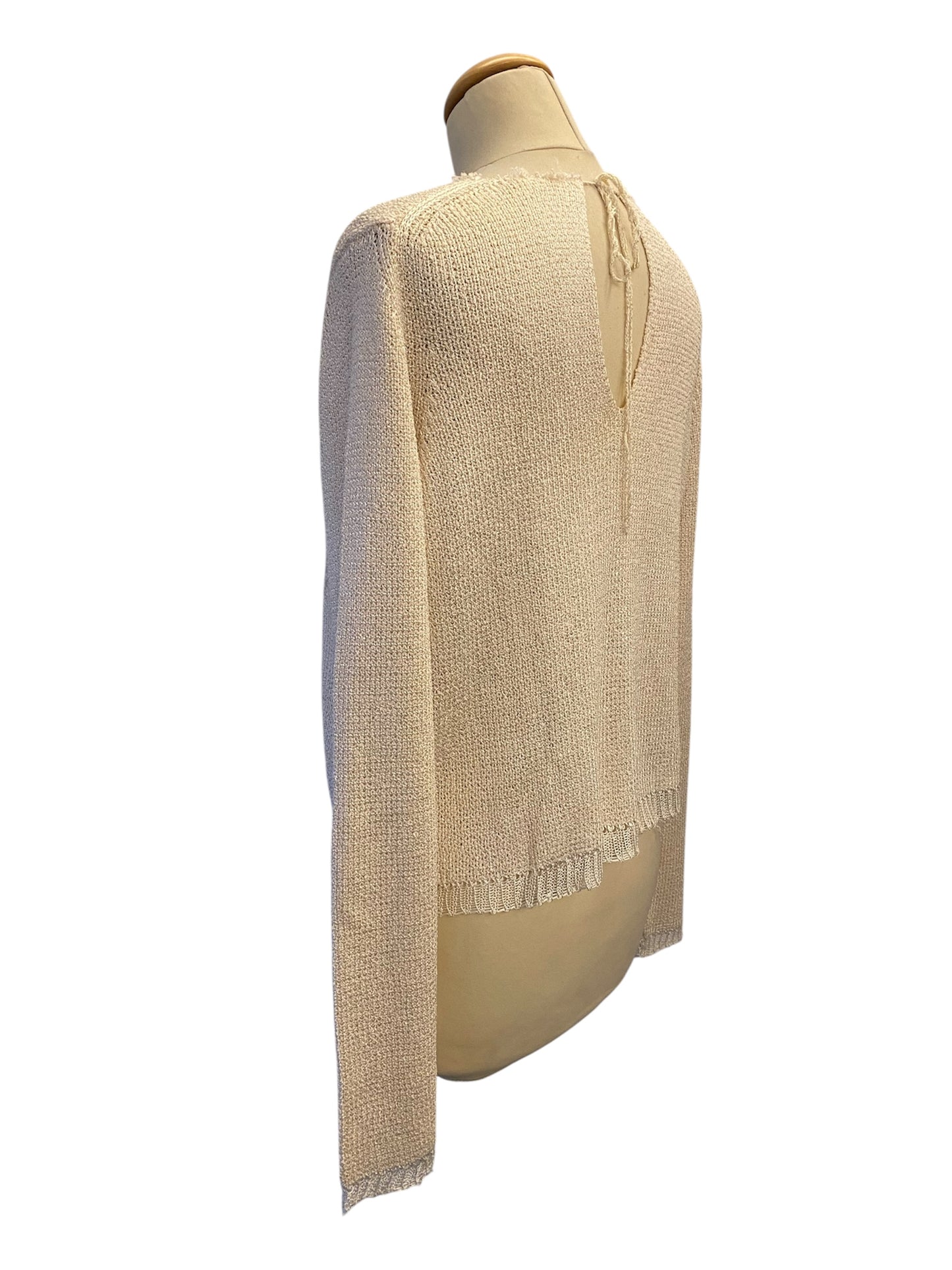 CELINE Silk Blend Knit Sweater Size M