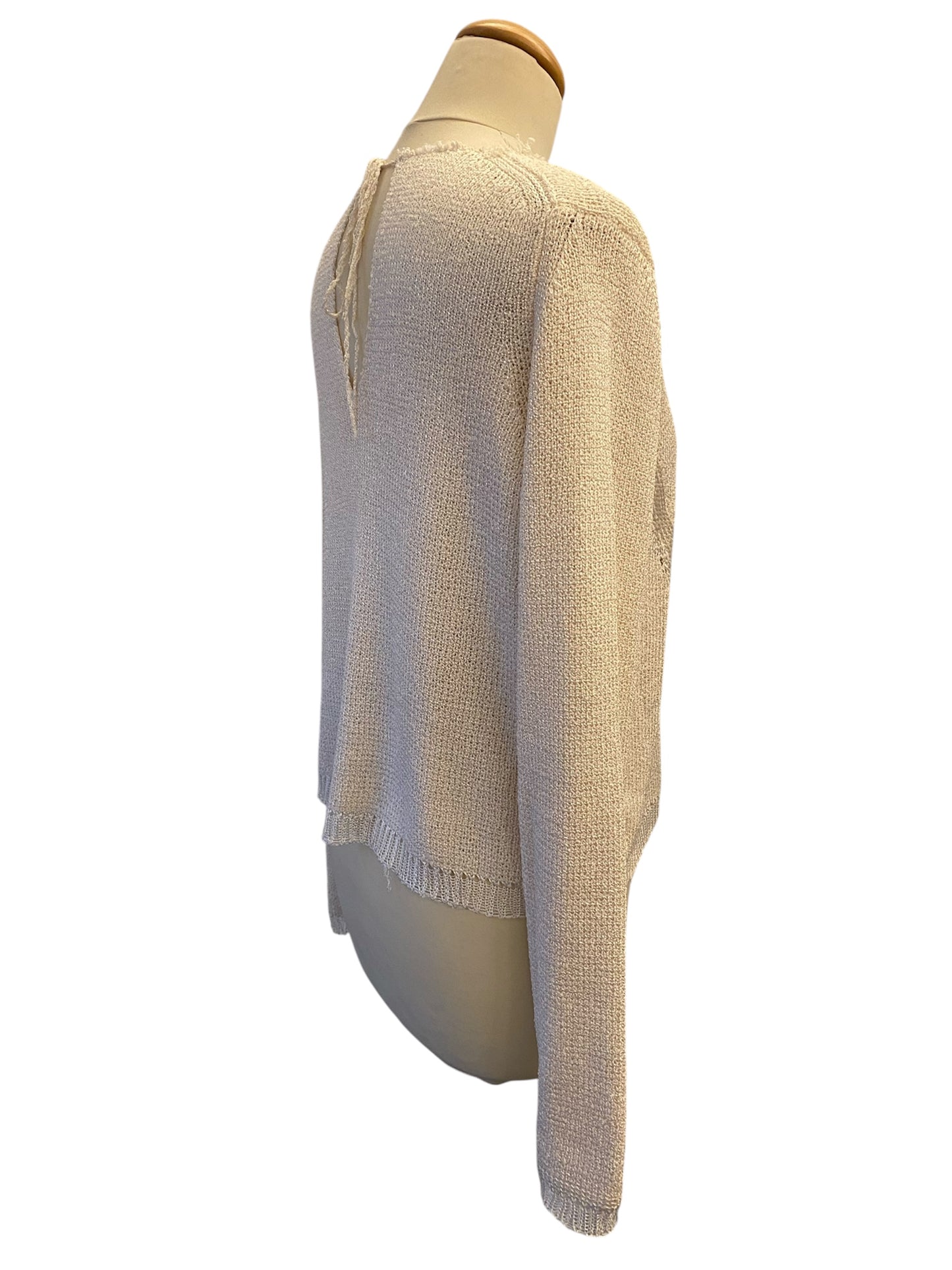 CELINE Silk Blend Knit Sweater Size M