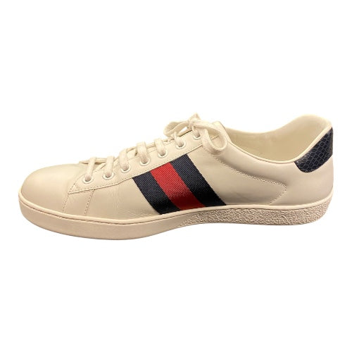 GUCCI Men’s Ace Leather Sneakers Size EU 42.5