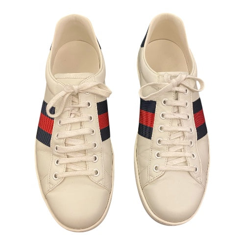 GUCCI Men’s Ace Leather Sneakers Size EU 42.5