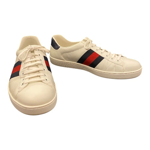 GUCCI Men’s Ace Leather Sneakers Size EU 42.5