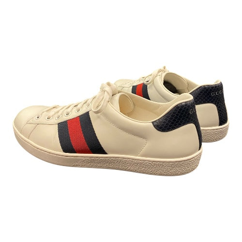 GUCCI Men’s Ace Leather Sneakers Size EU 42.5