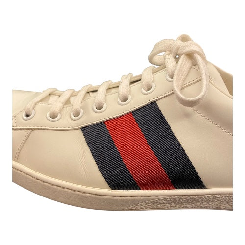 GUCCI Men’s Ace Leather Sneakers Size EU 42.5